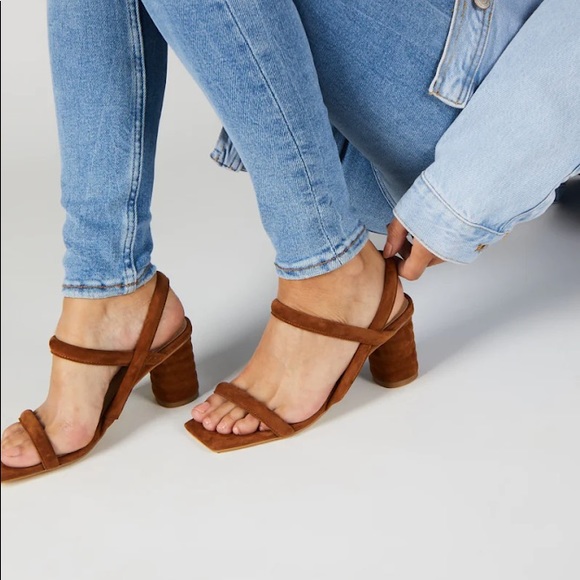 intentionally blank Shoes - Intentionally Black Kifton Heel Chestnut